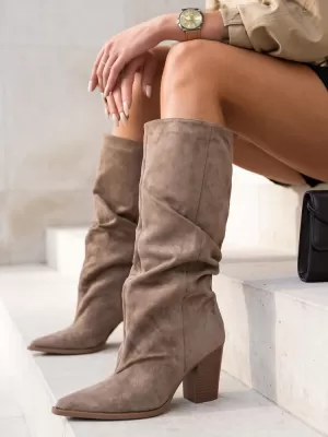 Női cipők DSTREET ZY1460 KHAKI