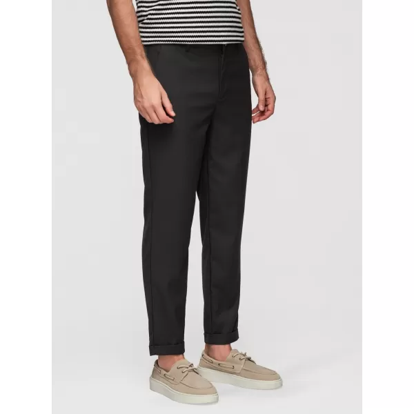  Férfi chino nadrág OMBRE P1525 FEKETE 