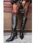 Női csizma BIG STAR SHOES UU274497 FEKETE