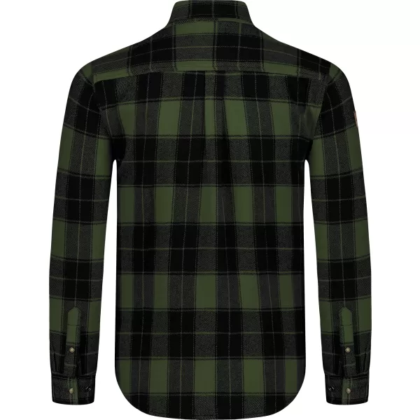  Férfi flanel ing NORDBLANC FEN NBSSM8369 KHAKI 