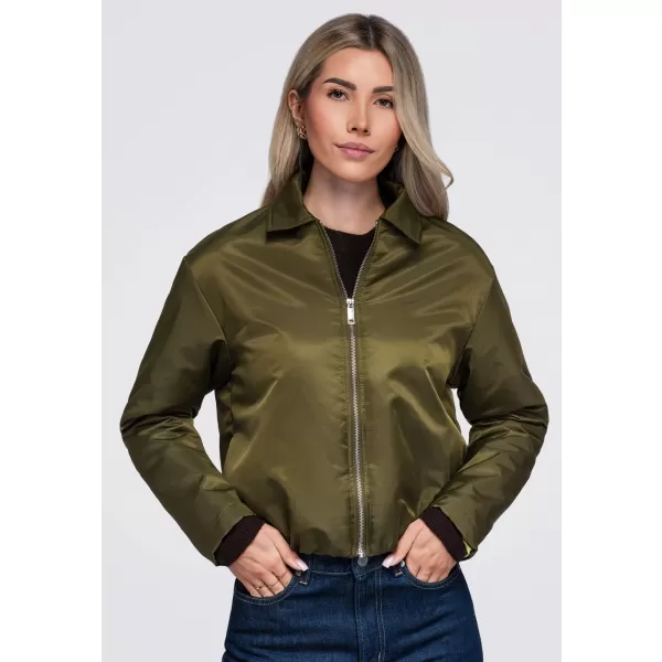  Női kabát OMBRE OW-JT-E0003 KHAKI 