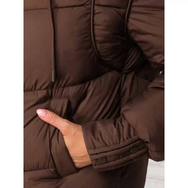  Női kabát DSTREET TY5894 BARNA 