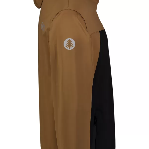  Férfi vízálló softshell kabát NORDBLANC EXPEDITIOUS NBSSM8323 BARNA 