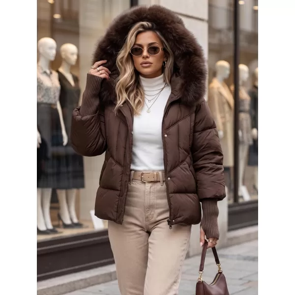  Női kabát DSTREET TY5744 BARNA 