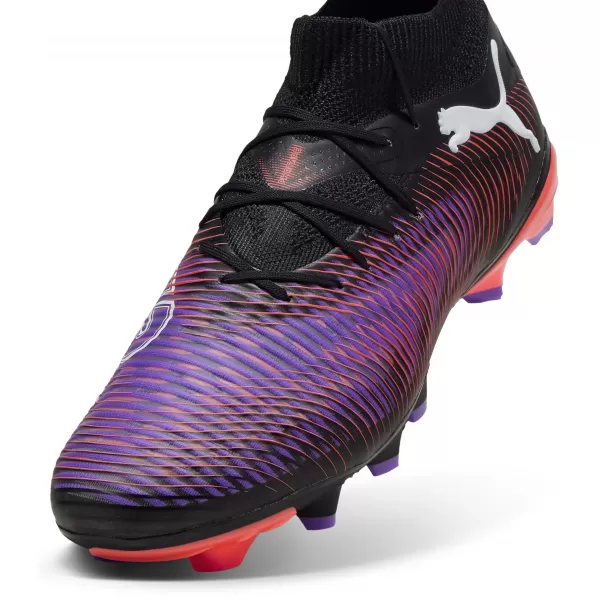  Futballcipők PUMA FUTURE 8 PRO FG/AG 108139-01 FEKETE/FEHÉR/VILÁGÍTÓ VÖRÖS 