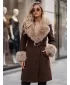 Női kabát DSTREET TY6073 BARNA