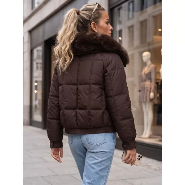  Női kabát DSTREET TY6040 BARNA 