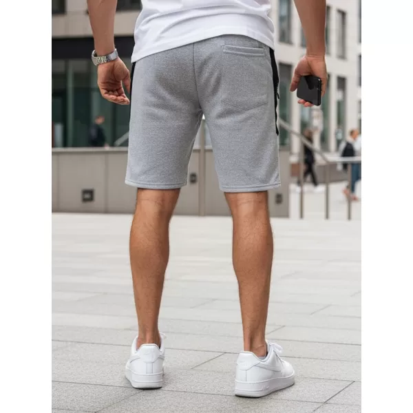  Férfi rövidnadrág DSTREET SX2256 VILÁGOSSZÜRKE 