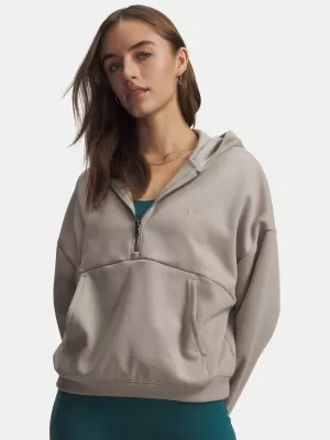 Női pulóver UNDER ARMOUR ICON FLEECE HZ HOODIE 6012843-203 BARNA