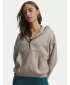 Női pulóver UNDER ARMOUR ICON FLEECE HZ HOODIE 6012843-203 BARNA