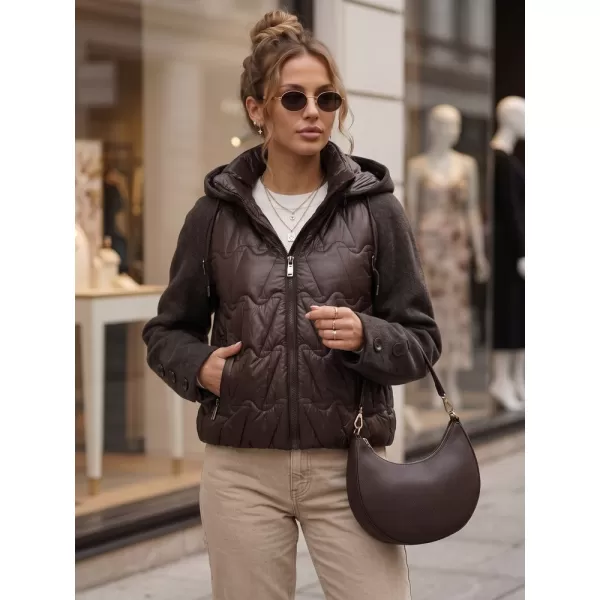  Női kabát DSTREET TY5935 BARNA 