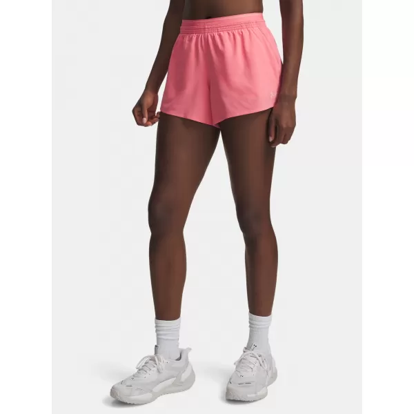  Női rövidnadrág UNDER ARMOUR VANISH WOVEN 3IN SHORTS 6009965-600 RÓZSASZÍN 