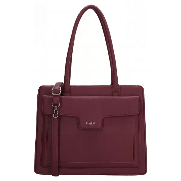  Kézitáska CHARM LONDON Monaco 25422 Bordeaux red BORDÓI VÖRÖS 