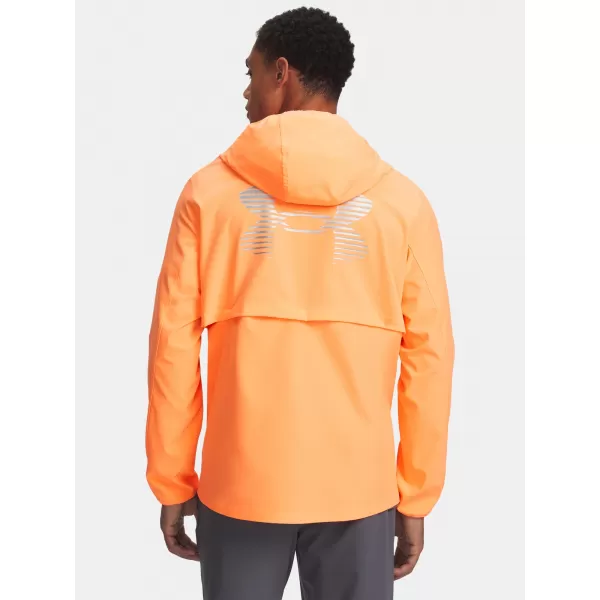  Férfi dzseki UNDER ARMOUR UA VELOCITI PRO STORM JACKET 6005897-824 NARANCS 