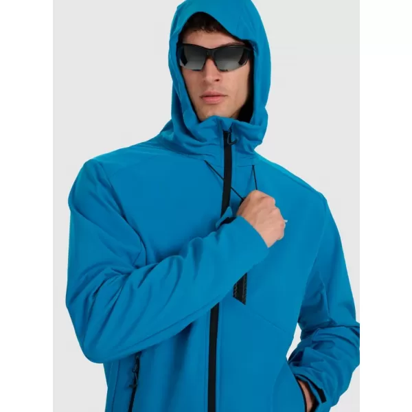  Férfi softshell kabát 4F RAW25TSOFM506 KÉK 