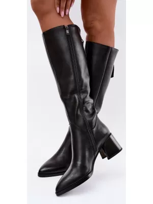 Női csizma D&A JC62-1069 FEKETE