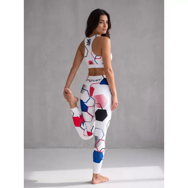  Női prémium hosszú funkcionális leggings (új méretek) ALTISPORT VOJ/ALW036LEG05 HEXA FEHÉR 