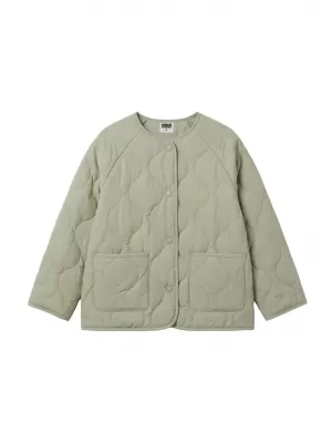 Lány steppelt kabát URBAN CLASSICS UCK7175-03259 LÁGY SALVIA
