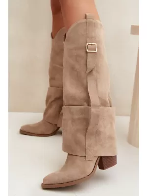 Női csizma BOTO 7699A KHAKI