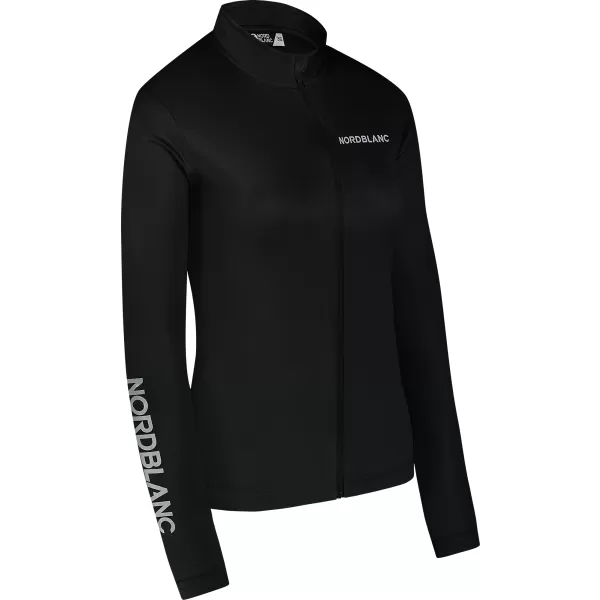  Női kerékpáros mez NORDBLANC VELOFLOW NBSLF8105 FEKETE 