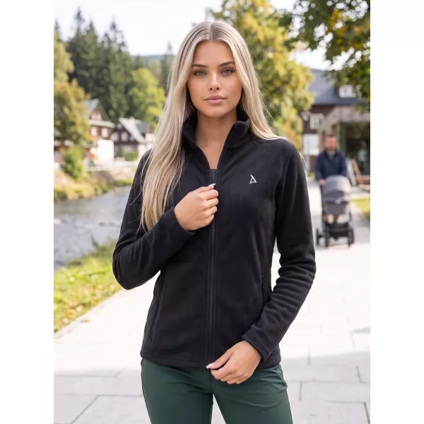  Női polár pulóver ALTISPORT ALW002852 FEKETE ÉS EZÜST 