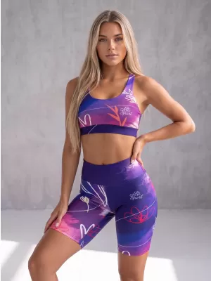 Női prémium térdig érő leggings (új méretek) ALTISPORT VOJ/ALW083LEG06 LILA