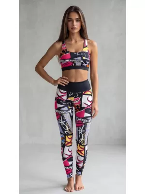 Női prémium hosszú funkcionális leggings (új méretek) ALTISPORT VOJ/ALW041LEG05 FEKETE