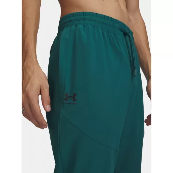  Férfi melegítőnadrág UNDER ARMOUR VIBE WOVEN JOGGER 1386557-338 ZÖLD 