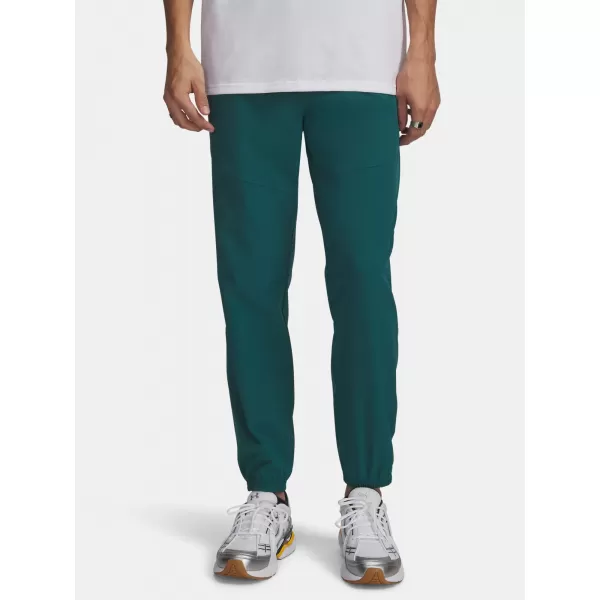  Férfi melegítőnadrág UNDER ARMOUR VIBE WOVEN JOGGER 1386557-338 ZÖLD 