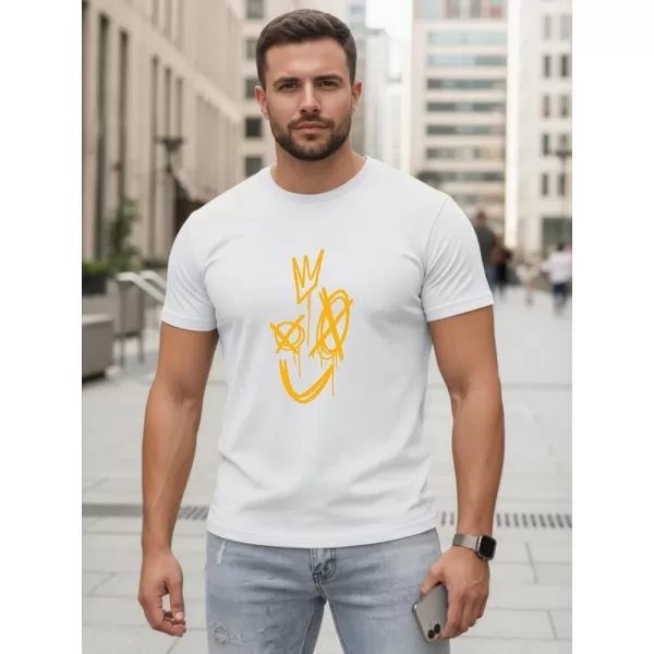  Férfi póló DSTREET NX0138R-WH FEHÉR 