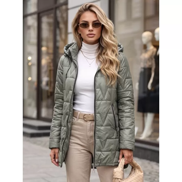  Női kabát DSTREET TY5794 ZÖLD 
