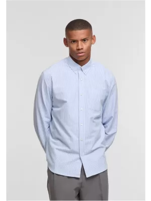Férfi ing URBAN CLASSICS TB8093 VILÁGOS HORIZONT KÉK/FEHÉR