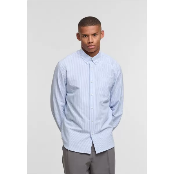  Férfi ing URBAN CLASSICS TB8093 VILÁGOS HORIZONT KÉK/FEHÉR 