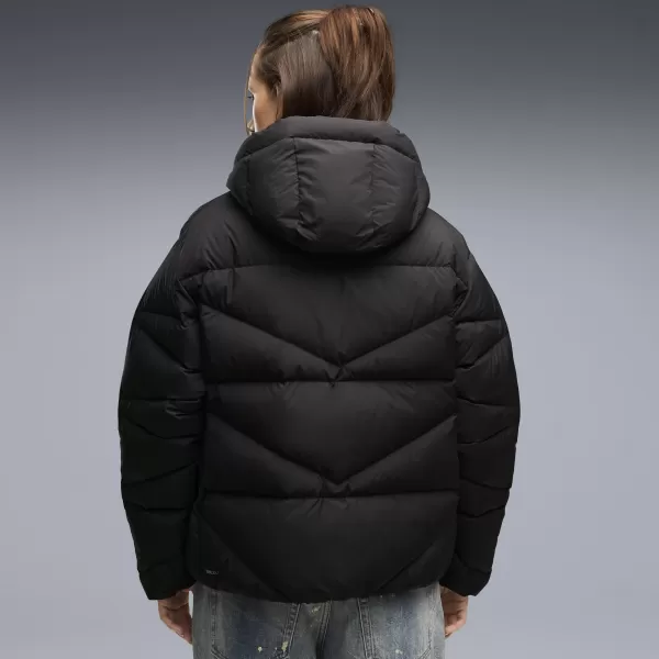  Női kabát PUMA HOODED DOWN PUFFER JACKET W 69458001 PUMA FEKETE 