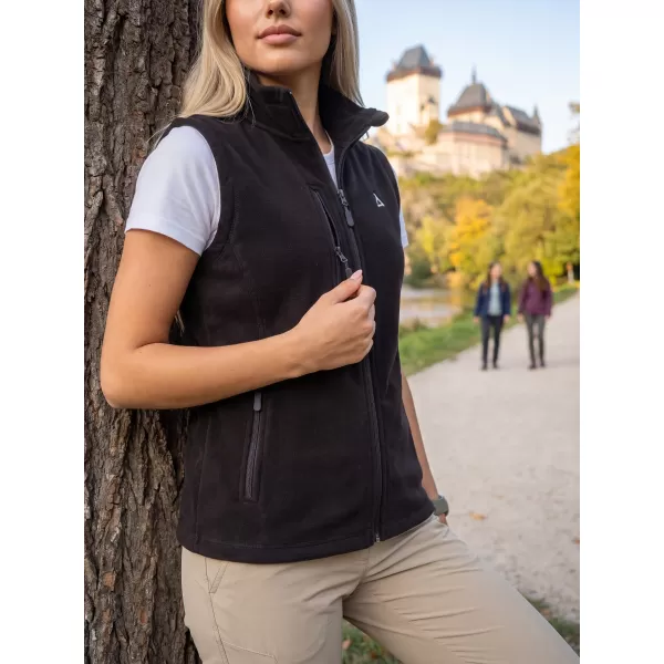  Női gyapjú mellény ALTISPORT ALW002525 FEKETE 