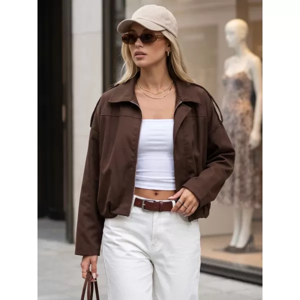  Női kabát DSTREET TY5956 BARNA 