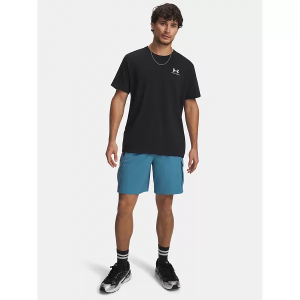  Férfi rövidnadrág UNDER ARMOUR VIBE WOVEN CARGO SHORT 1386560-466 KÉK 