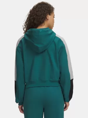 Női pulóver UNDER ARMOUR SPORT TERRY TREND HOODIE 6009705-338 ZÖLD