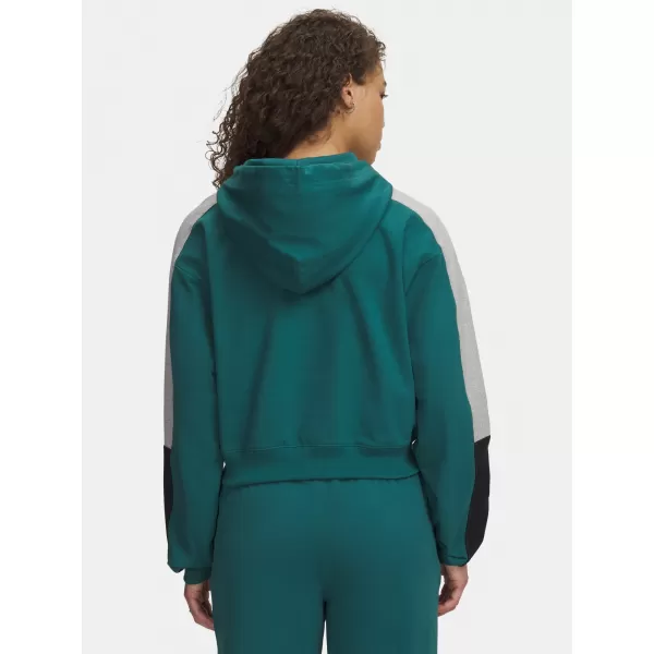  Női pulóver UNDER ARMOUR SPORT TERRY TREND HOODIE 6009705-338 ZÖLD 