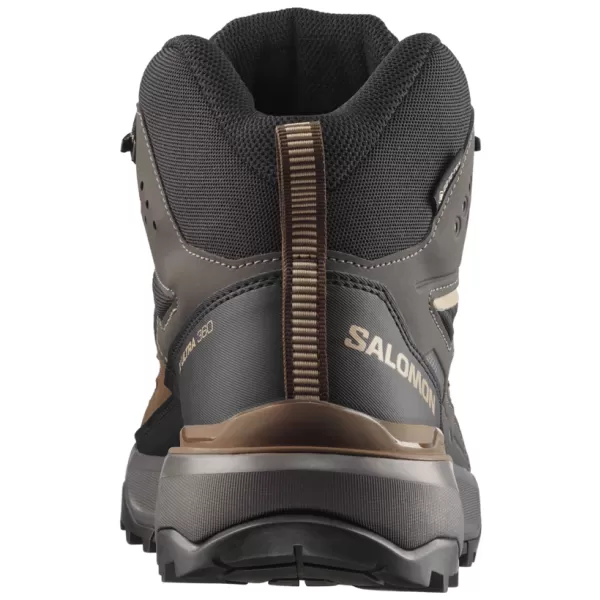  Férfi cipők SALOMON X ULTRA 360 MID GORE-TEX L45473200 FEKETE/SÖTÉT SIRÁLY SZÜRKE/SÖTÉT FÖLD 