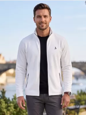 Férfi polár pulóver ALTISPORT ALM002852 FEHÉR
