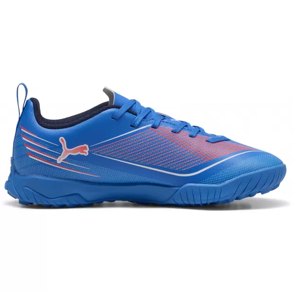  Gyermek gyep PUMA ULTRA 6 PLAY TT JR 108544-01 ULTRA KÉK/FEHÉR/VILÁGÍTÓ VÖRÖS 