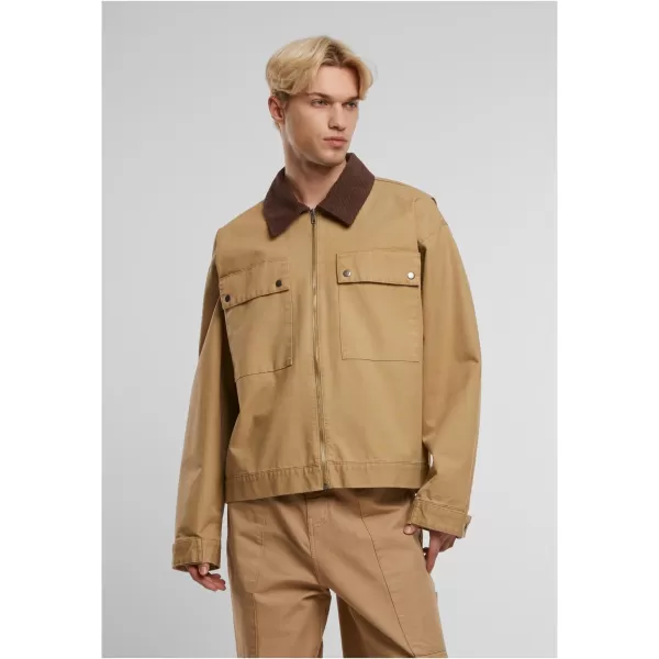  Férfi dzseki URBAN CLASSICS TB7624 SZAKSZERVEZETI BÉZS 