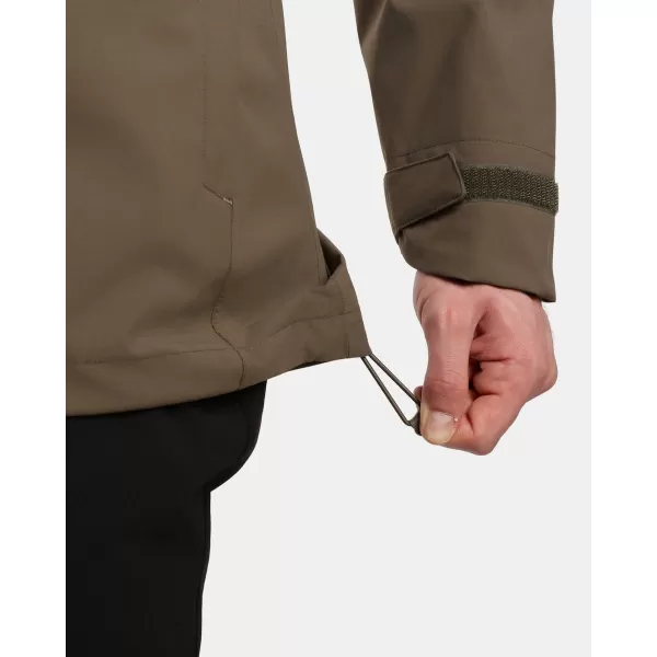  Hardshell férfi kabát KILPI MONTANA-M 1M0102KI KHAKI 