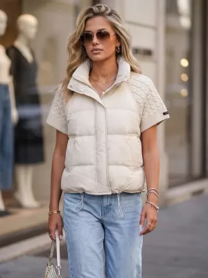 Női kabát DSTREET TY5923 EKRÜ