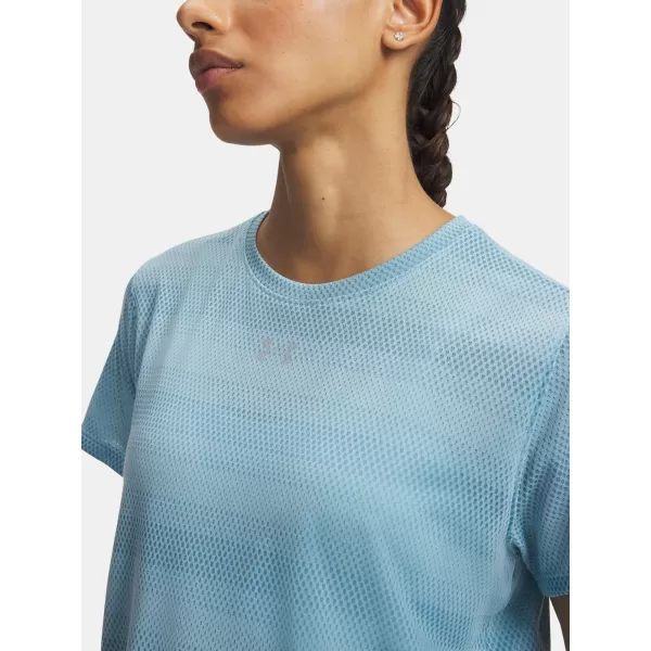  Női póló UNDER ARMOUR VELOCITI SHORTSLEEVE 6009540-425 KÉK 