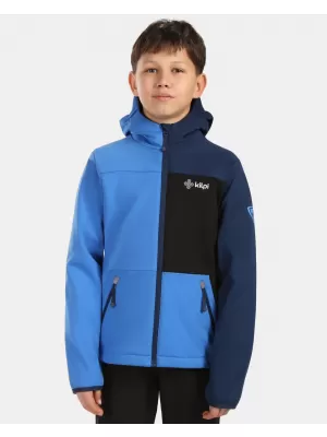 Gyermek softshell kabát KILPI ONTAVIO-JB 1J0107KI SÖTÉTKÉK