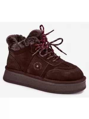 Női hóemberek BIG STAR SHOES UU274312 CSOKOLÁDÉ