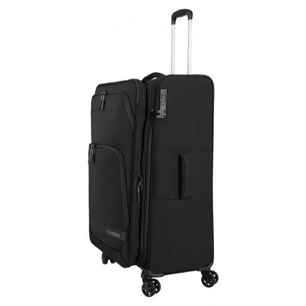  Bőrönd TRAVELITE Kick Off 4w L exp FEKETE 