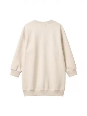 Lány pulóver ruha URBAN CLASSICS UCK8565-02903 FEHÉR HOMOK